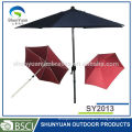 Aluminum sun garden coffee shop with polyester fabric protection patio umbrella                
                                    Quality Assured